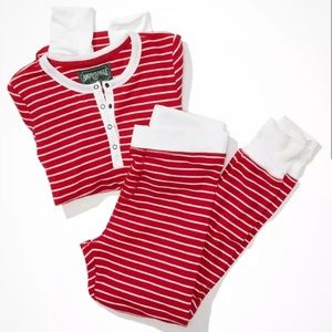 AMERICAN EAGLE women’s waffle PJ set